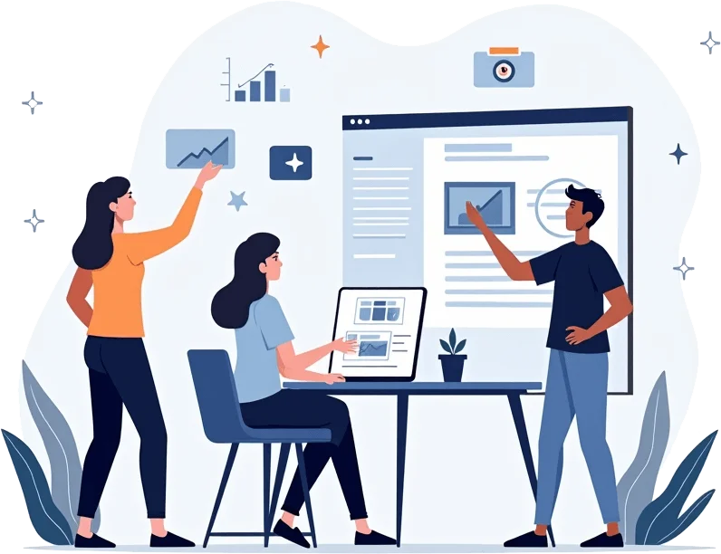 Ilustrasi Guru Desain & Web